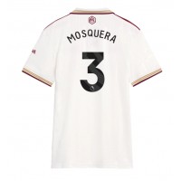 Stroje piłkarskie Arsenal Cristhian Mosquera #3 Koszulka Trzeciej dla damskie 2025-26 Krótki Rękaw